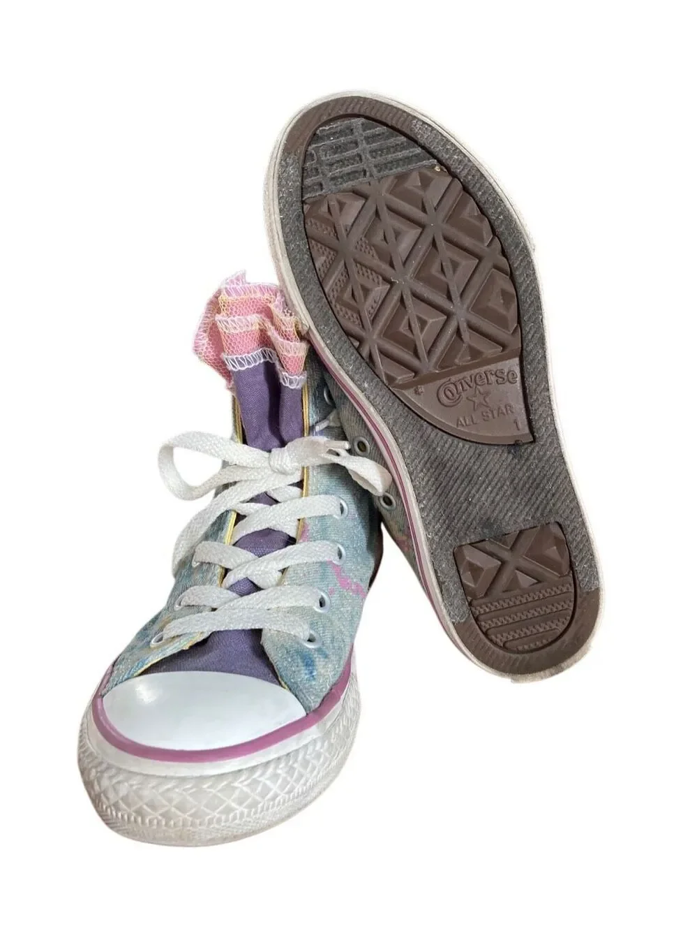 Converse Chuck Taylor All Star Party Hi Trainer Girls Size 1
